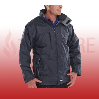 B Dri Weatherproof Mercury Navy Blue Jacket Mujn