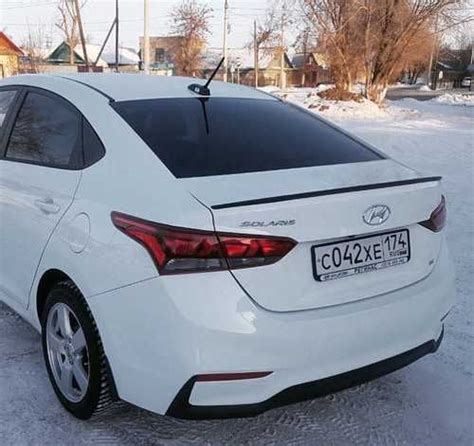 Солярис 2 Лип спойлер лезвие Hyundai Solaris 2 | Festima.Ru – частные ...