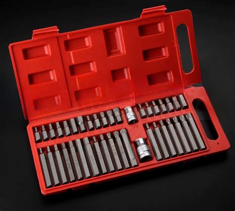 Torx Star Spline Hex Allen Set Chave Soquete Bit Set E Drive