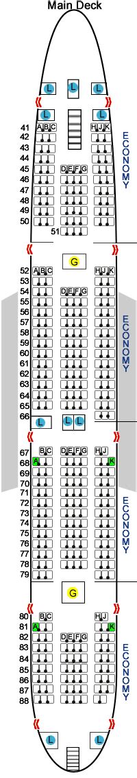 A380 Emirates Seat Map