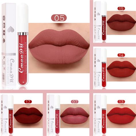 12 Colors Ultra Matte Liquid Lipstick Lip Glosses Waterproof Sexy Long