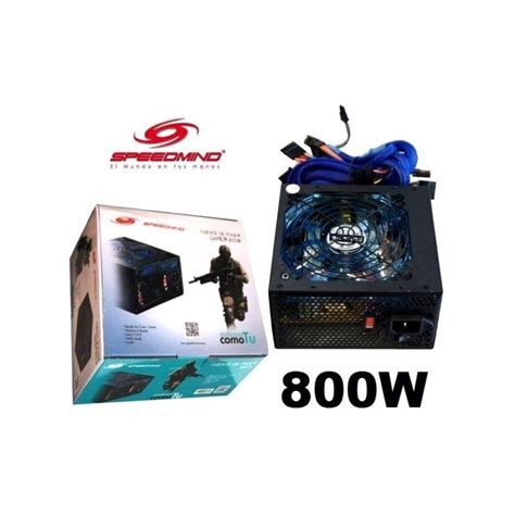 Fuente Gamer 800W Speedmind Para PC TecnoGame Ec