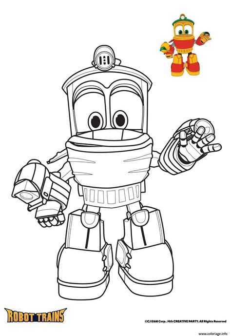 Coloriage La Locomotive Selly Coloriage Robot Trains Coloriages My