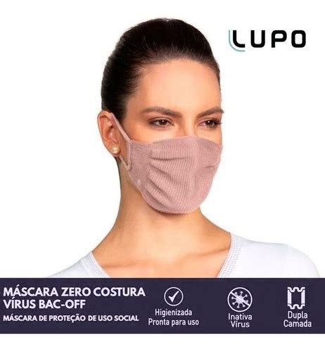 Mascara Da Lupo Kit Original Adulto Feminina Nude Marrom MercadoLivre
