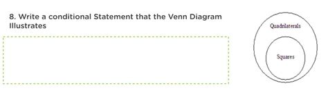 10 Write The Conditional Statement That The Venn Diagram Illustrates