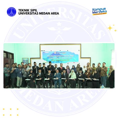 Pelantikan Fungsionaris Fakultas Teknik Universitas Medan Area Periode