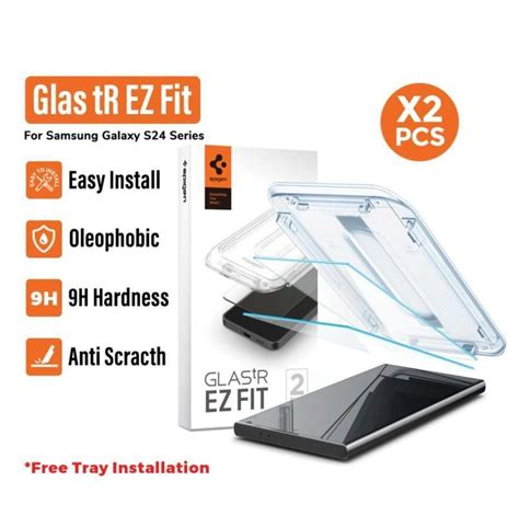 Promo Tempered Glass Samsung Galaxy S Ultra Plus Spigen Glas Tr Ez