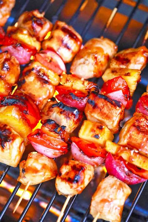 Bbq Chicken Kabobs Recipe Video Sandsm