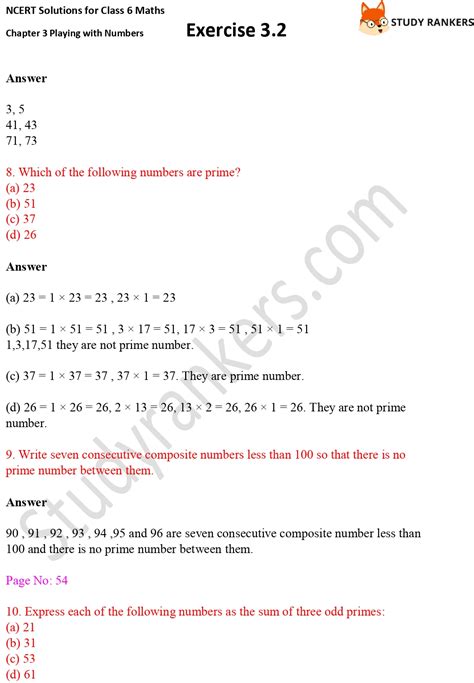 Ncert Solutions For Class 6 Maths Chapter 3 Playing With Numbers