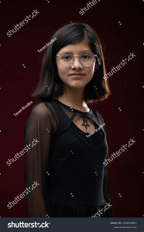 12 Year Old Girl Portrait Isolated Stock Photo 2248203821 Shutterstock