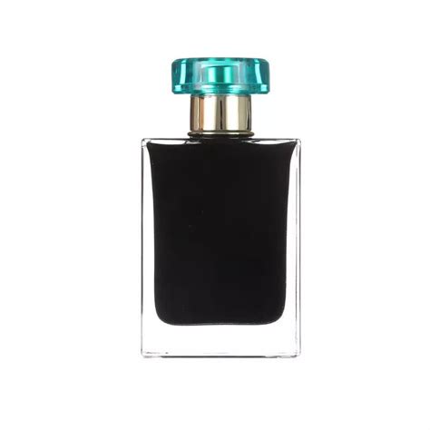 Black Square Glass Perfume Bottle Parfum Fragrance Packaging 50ml