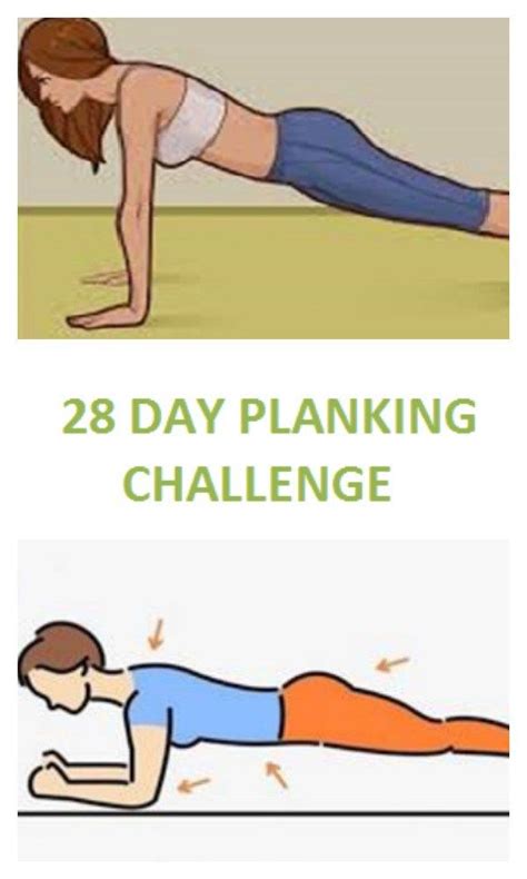 Day Planking Challenge Plank Challenge Fitness Motivation Quotes