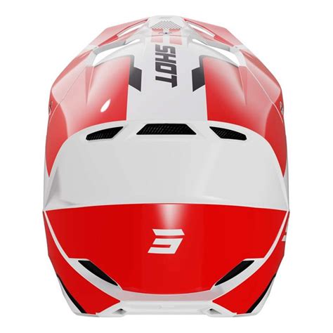 Casque Cross Shot Furious Bolt Red Glossy Casque Moto Cross Sur La