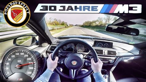 Bmw M3 30 Jahre Manhart 550 Hp Acceleration And Top Speed Pov Autobahn By Autotopnl Youtube