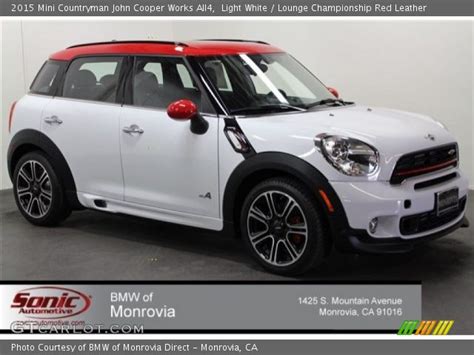 Light White 2015 Mini Countryman John Cooper Works All4 Lounge