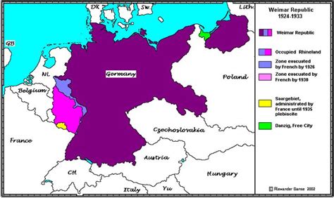 Weimar Republic Oude Kaarten Geschiedenis Kaarten