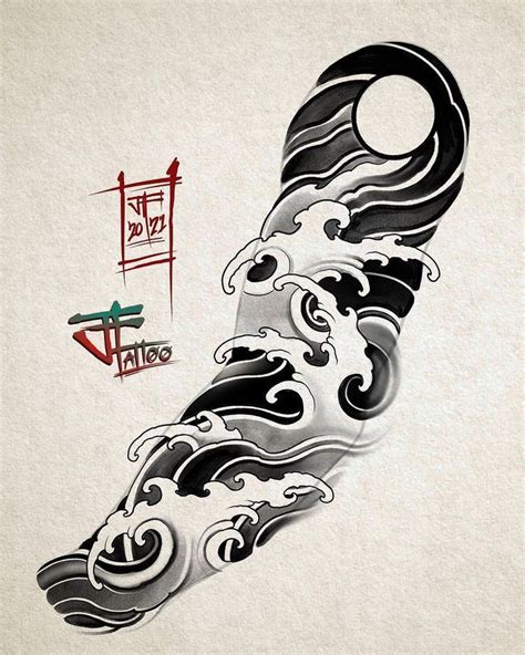 Pin On K Tattoo Japanese Style Japanese Tattoo Designs Half Sleeve