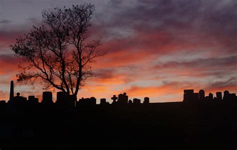 Block Island Cemetery At Dusk Chris Goldberg Flickr