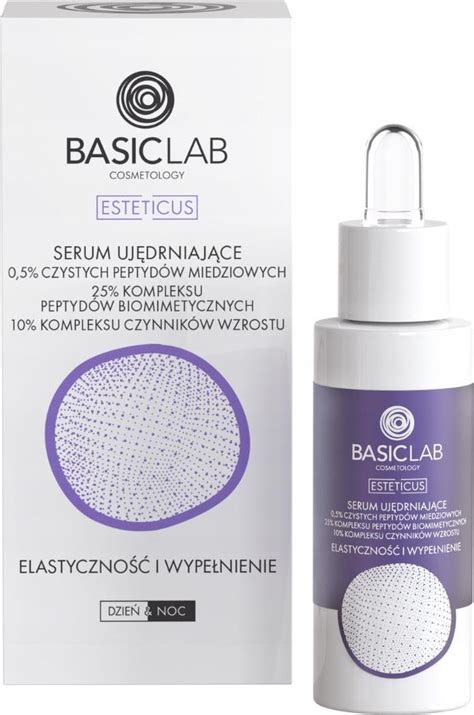 Serum Do Twarzy Basiclab Dermocosmetics Serum Z Peptydem Miedziowym 0 5