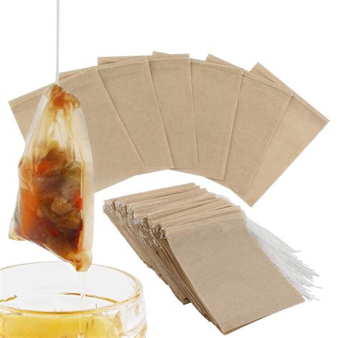 Buy 300PCS Tea Filter Bags , Disposable Paper Tea Bag with Drawstring ...