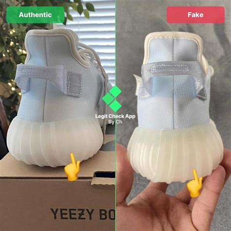 Yeezy Boost 350 V2 Mono Ice Real Vs Fake - How To Spot Fake Yeezy Mono ...