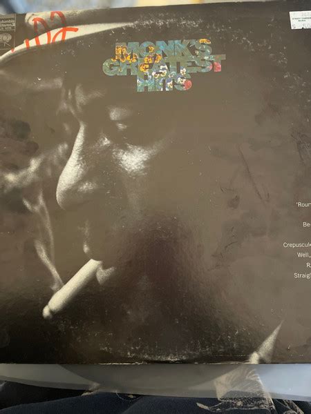 Thelonious Monk Monks Greatest Hits 1973 Pitman Press Vinyl