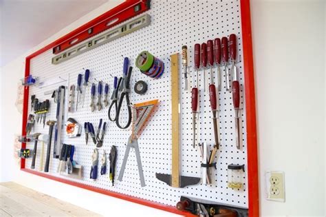 How to Build a DIY Pegboard Wall for Your Workshop - Love & Renovations