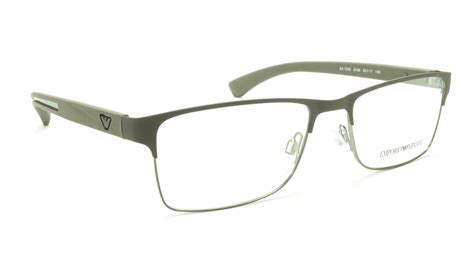 Emporio Armani Ea1052 3156 Eyeglasses Frame Acetate Metal Grey Frame Bay