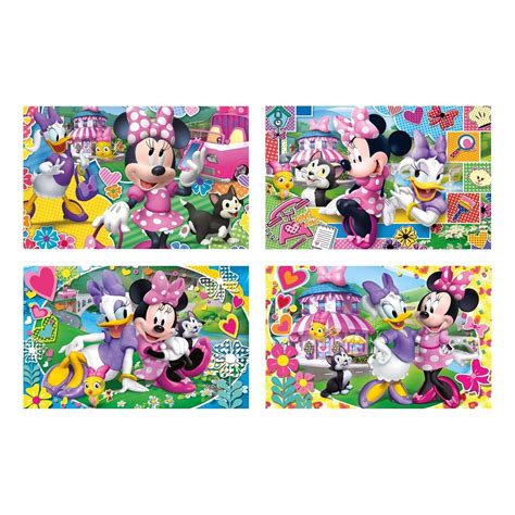 Clementoni Παζλ 2x20 2x60 Supercolor Minnie Happy Helpers 1200 07615