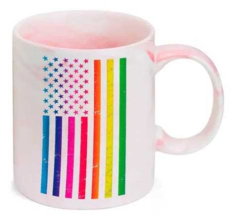 Caneca Marmorizada Rosa Cmr1 Lgbt Bandeira Nepal Arco Iris