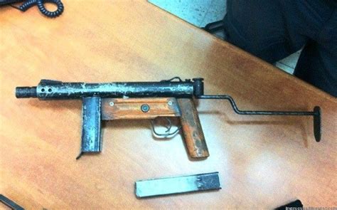 Hand Built Submachine Guns Seized In Israel Palestinian Territories