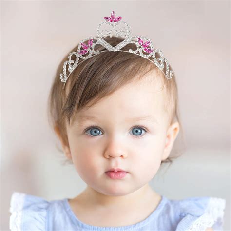 Our New Baby Girl 1st Birthday Crowns Tiaras Headband Collection Is