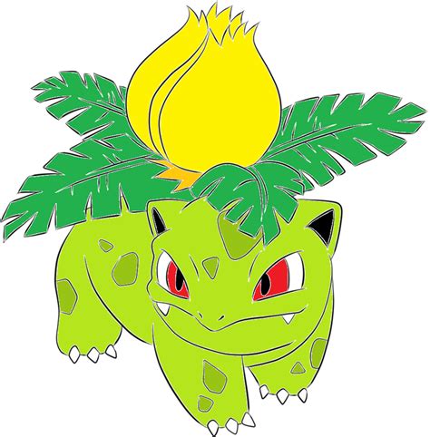 Shiny Ivysaur by SakuraAlexia on DeviantArt