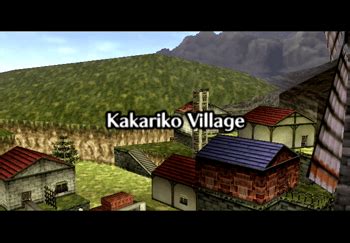 The Legend of Zelda: Ocarina of Time - Kakariko Village - Jegged.com