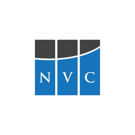 Nvc Letter Logo Design On White Background Nvc Creative Initials