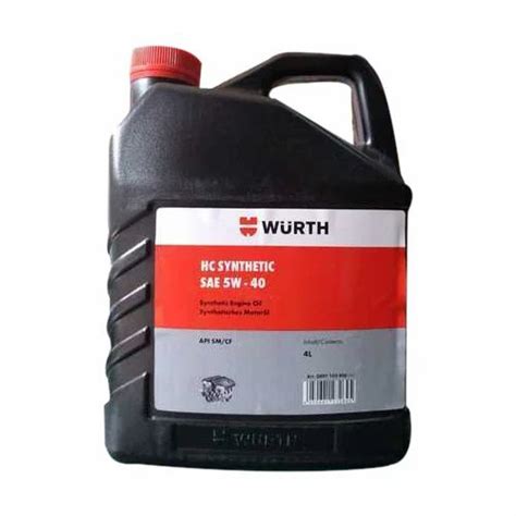 Wurth Fully Synthetic Engine Oil Ltr At Rs Litre Full Synthetic