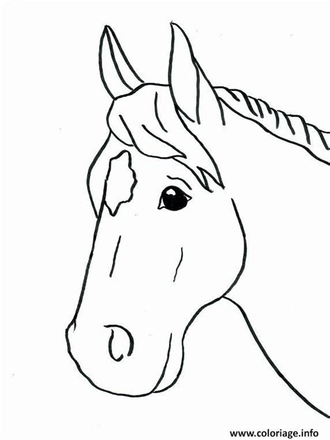 Coloriage Cheval Facile 46 JeColorie