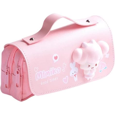 Trousse Crayons Kawaii Grande Trousse Crayons En Toile Pour