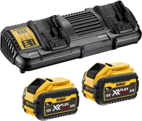 DEWALT Set 2x akumulátor DCB132X2 FLEXVOLT 9 0 Ah duál nabíječka