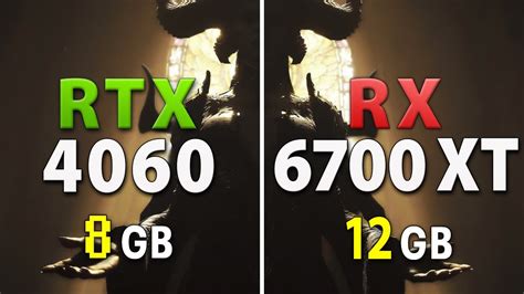 Rtx 4060 Vs Rx 6700 Xt Test In 11 Games 1080p Youtube