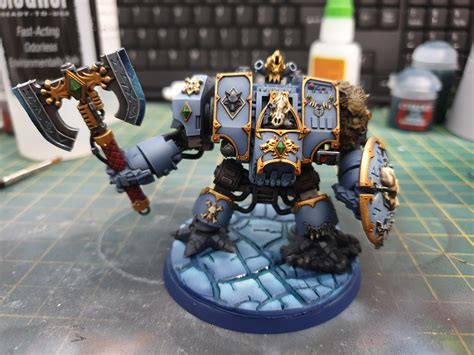 Space Wolves Venerable dreadnought, this was WIP almost complete. Happy ...