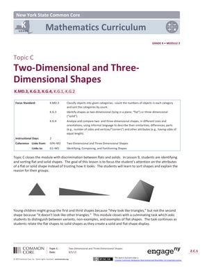 Fillable Online Two Dimensional And Three Dimensional Shapes Fax Email