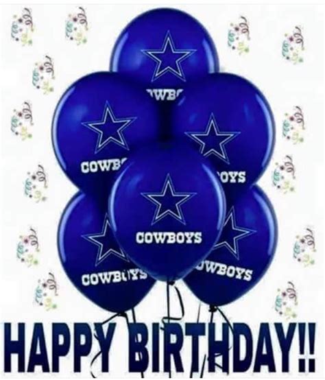 Printable Dallas Cowboys Birthday Card - Printable Word Searches