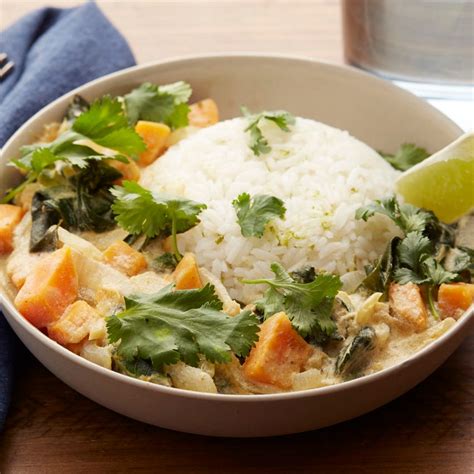 Recipe Thai Green Coconut Curry With Sweet Potato And Jasmine Rice Blue Apron