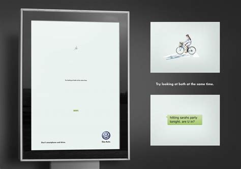 Volkswagen Impossible View Campaign Volkswagen Dont Text And Drive