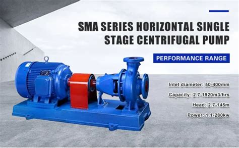 SMA Series 75kw Single Stage End Suction Horizontal Split Case