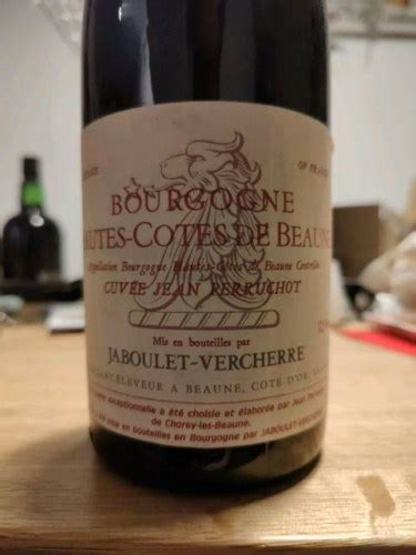 Domaine Jaboulet Vercherre Cuv E Jean Perruchot Bourgogne Hautes