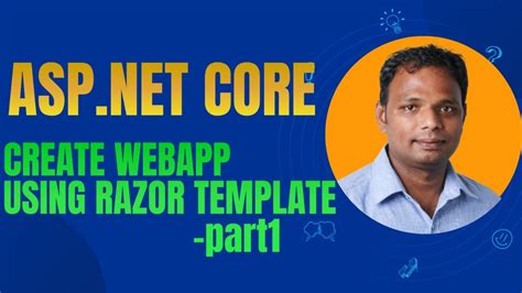 Asp Net Core Training Create Web App Using Razor Page Template