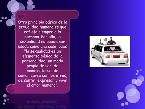 Los Principios Fundamentales De La Sexualidad Ppt