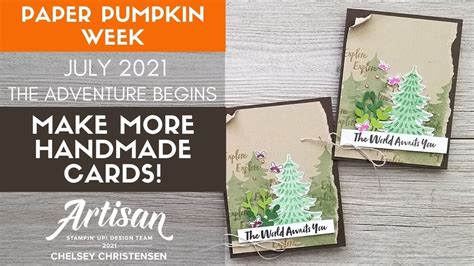 Stampin Up S July Paper Pumpkin Alternatives Make More Handmade